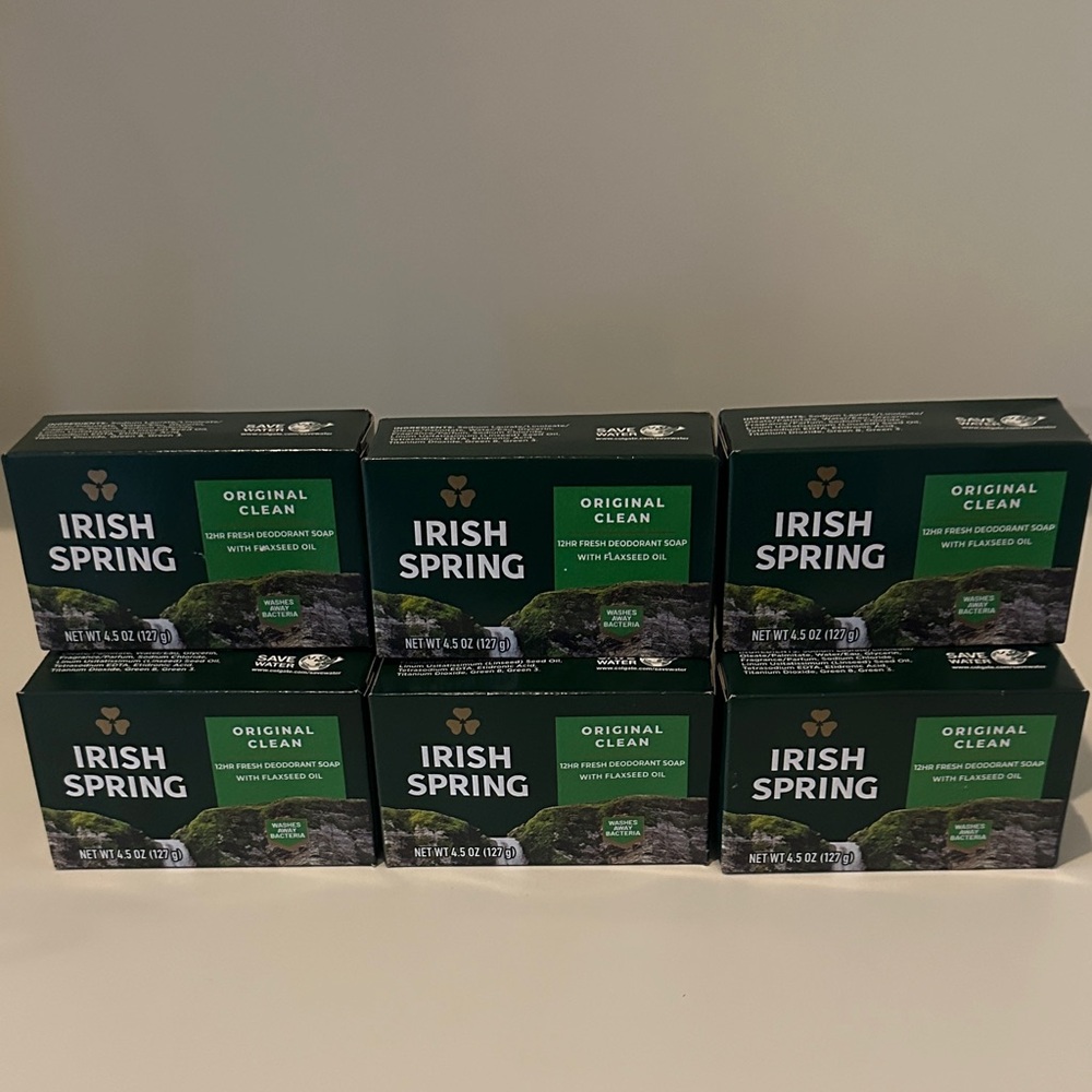 2 for $10 🎁 NWT 9 Bars of Irish Spring Original Clean Soap